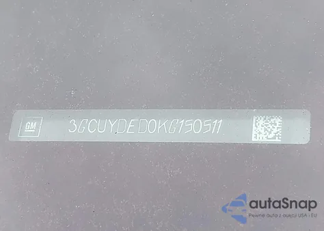 2019 Chevrolet Silverado 1500 Lt from USA, damaged, VIN 3GCUYDED0KG150511